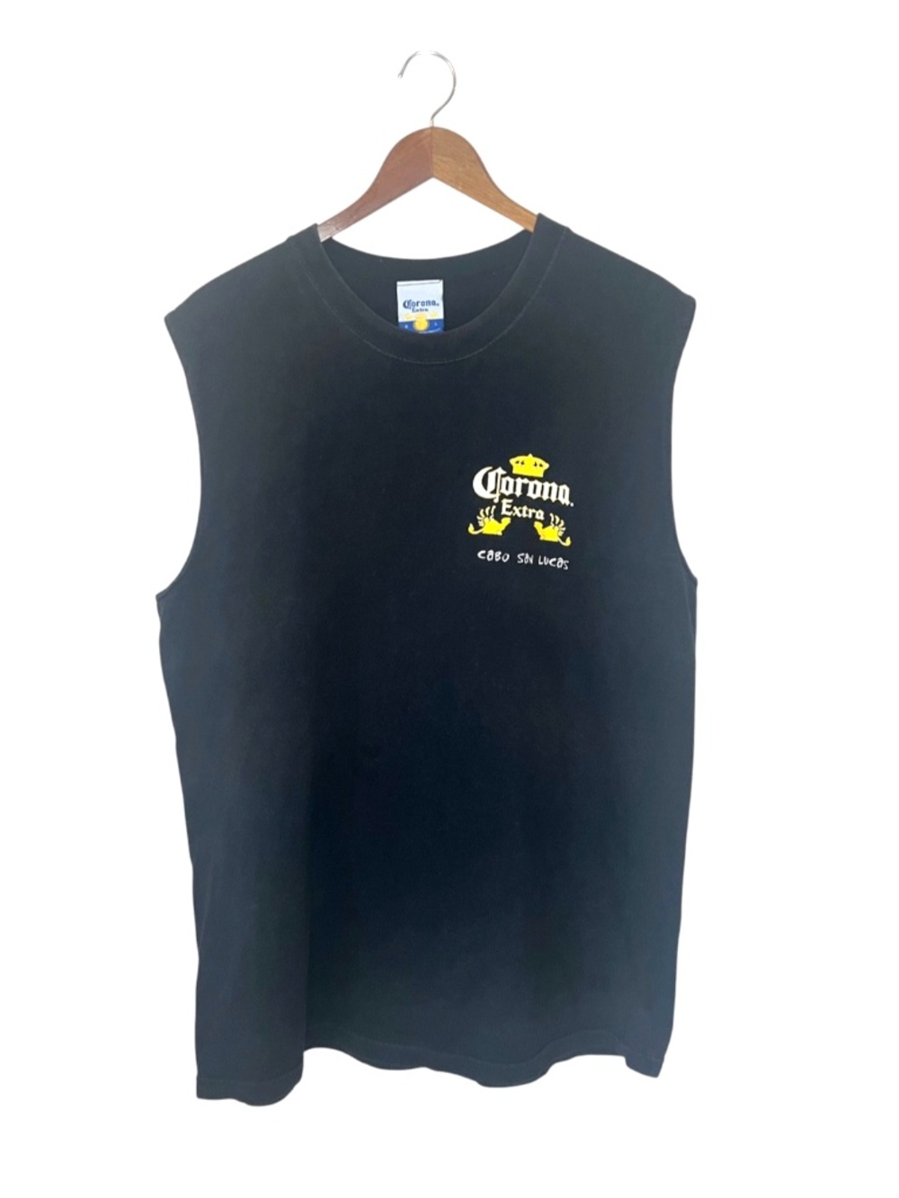 Officially Licensed Corona Extra Beer Cabo San Lucas Logo Summer Tank Top L - Picture 3 of 12
